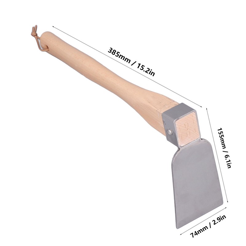 Grubbing Hoe Simple Practical Fine Workmanship Small Volume Stainless Steel