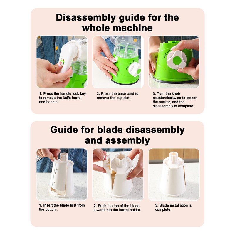 Vegetable Cutter Vegetable Chopper Food Potato Garlic Dicer Manual for