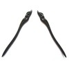 Myhsmooth Z8z-bg-moon 2 Count Hair Sticks Natural Black Sandalwood(ebony) Handmade
