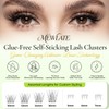 Self Adhesive Eyelashes, Press on No Glue Pre Glue D