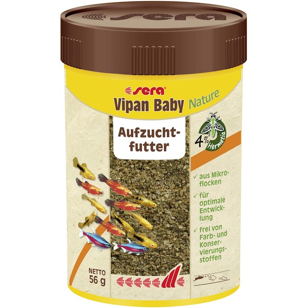 Sera 740 vipan Baby 1.9 oz 100 ml Pet Food, One Size