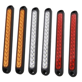 Ciieeo 6pcs Durable Rear Lights Tail Light for Trucks Trailers Red Yellow White Each