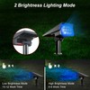 CREPOW Solar Spot Lights Outdoor, Blue Solar Spotlights Landscape Lighting
