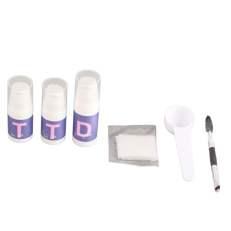 Eyebrow Tint Kit Semi Permanent High Pigment Instant Result Long