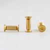TEAMWILL 10PC Brass Knife Handle Pin Rivets Knife Fasteting Screws
