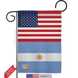 World Cup Argentina USA Friendship Flag American Flag Banner Pack Wall Art Patio Lawn Garden Room Decorations Outdoor Tapestry Yard Signs FIFA Gifts Team Qatar Trophy Soccer Game Football Made in USA