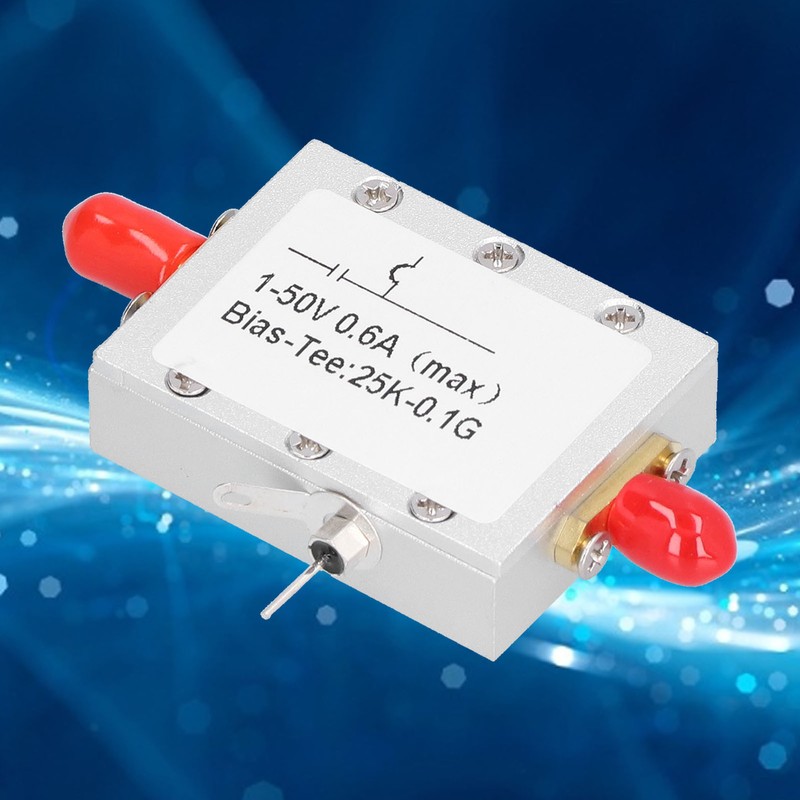 RF Isolated Capacitor Bias Tee Blocker Electronic Components 25K‑100MHz DC