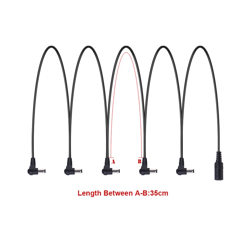 Guitar Effect Power Supply Adapter 9V DC 1000mA 5 Way