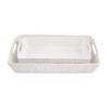 Mud Pie White Baker 2 Dish Set, small 2 3/4"