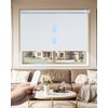 JaeJaes Motorized Roller Shades with Remote Control, Blackout Smart Shades