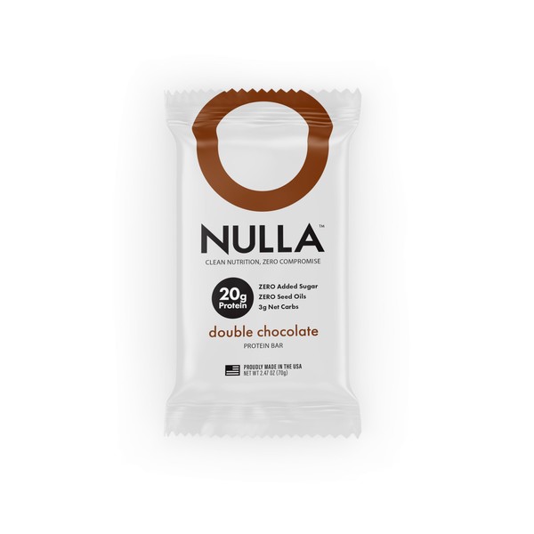 Nulla Bar 12 Count Box Double Chocolate