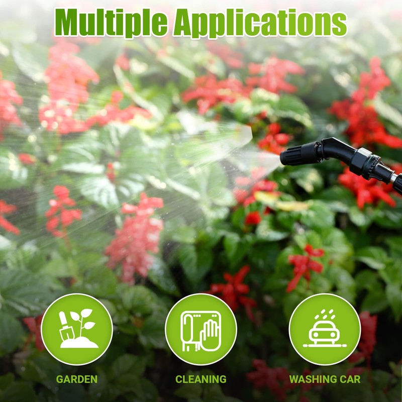 Battery Powered Sprayer 3.18 Gallon,Powerful Electric Sprayer with 5 Mist