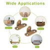 UFURMATE Corner Braces, 8Pcs Right Angle Brackets Corner Brace T-Shaped