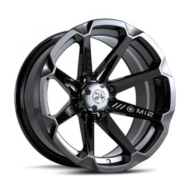 MSA Offroad Wheels MA12 15X7 4X156 G-BLK 10MM - M12-05756