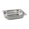 Genware GNP12-100 Perforated Stainless Steel Gastronorm Pan, 1/2 GN, 326