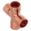 VOANZO 5Pcs 4-Way Cross Union Pipe Fitting 15mm for Plumbing