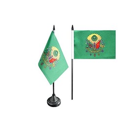 Fritze® Flag Table Flag, Table Flag Osmanisches Coat of Arms + Free Sticker