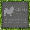 Lynasoi Dog Memorial Stone Dog Headstone - Memorial for Dog