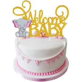 Decoración para tarta con diseño de elefante