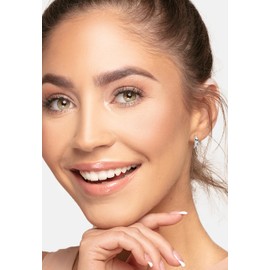 SOFIA MILANI - Women's Earrings 925 Silver with Zirconia Stones - Coloured Zirconia Stud Earrings, Sterling Silver, Cubic Zirconia