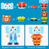 Wooden Dress Up Puzzles for Kids Gifts Boys Girls |