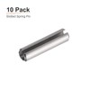 DTGN 10pcs 6mmx30mm(DxL) Slotted Spring Pins for Household Machine Fasteners