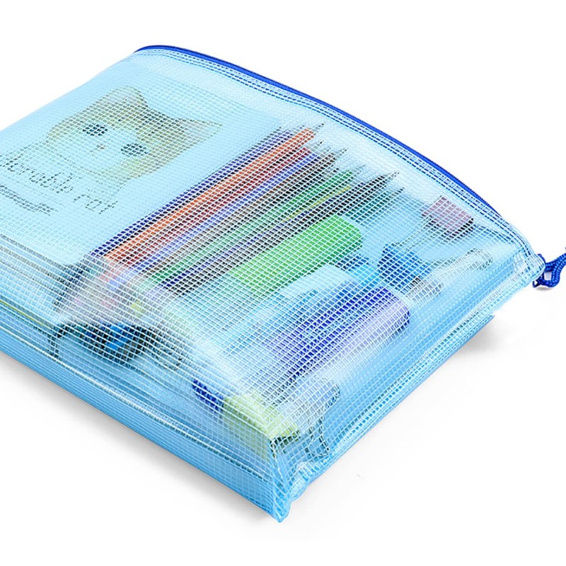 10PCS A4 Zip Wallets A4 Zipped Wallets Zip Folders Extra