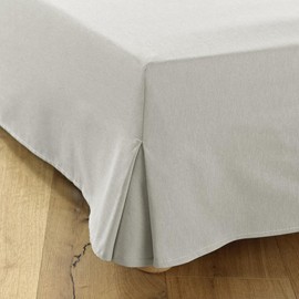 Bed Cover 90 x 200 cm Grey - With 4 Sides of 30 cm for 90 x 200 cm Bed Skirt - 90 x 200 cm - Protection for Slatted Frame 90 x 200 cm - Cover for Slatted Frame 90 x 200 cm - Bed Frame