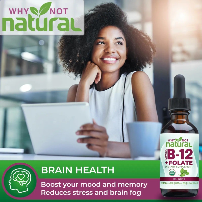 Suplemento Dietario Sublingual Con Vitamina B12 + Folato