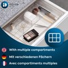 InterDesign Clarity Expandable Drawer Organizer, Clear