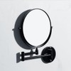Wall Mounted Makeup Mirror 3X Magnification 360 Degrees Swivel Extendable