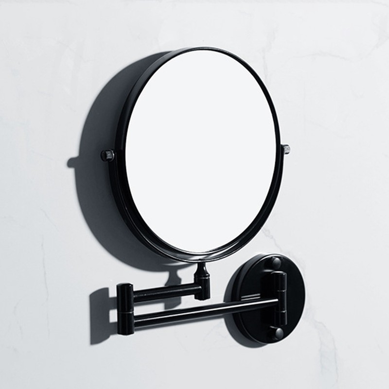 Wall Mounted Makeup Mirror 3X Magnification 360 Degrees Swivel Extendable