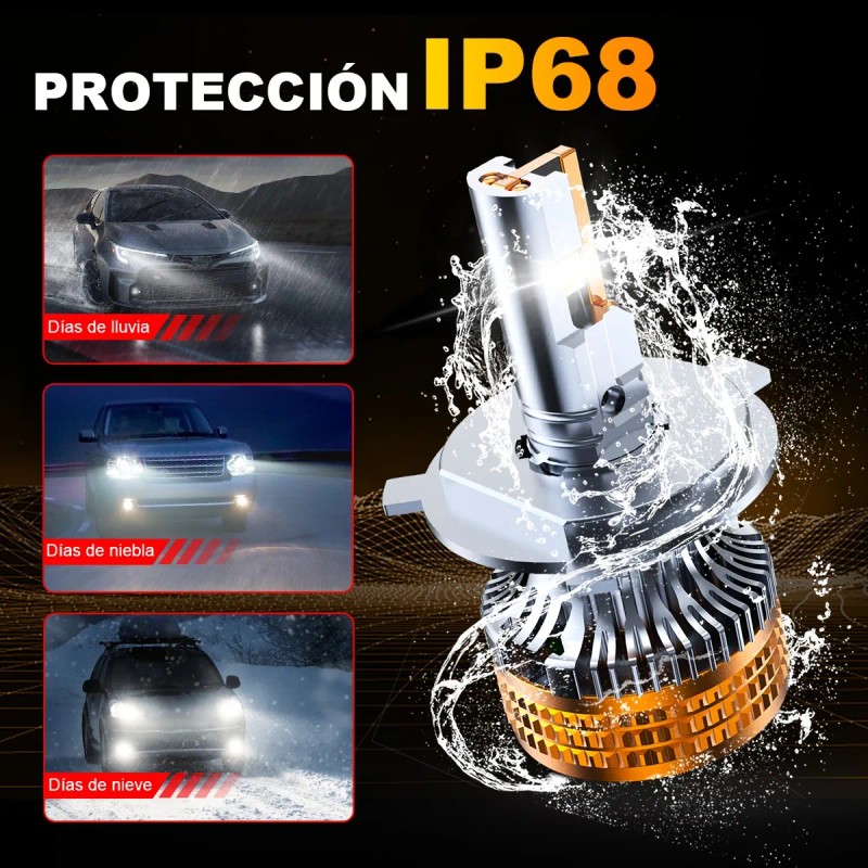 Kit De Faros H4 H11 H7 9005 9006 Auto Luz