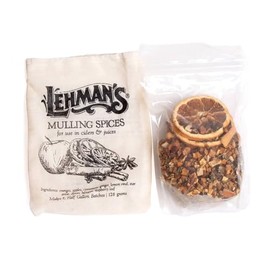 Lehman's Mulling Spices for Hot Cider and Other Brews, Makes 5 x Half Gallon Batches in 30 Minutes on Stovetop