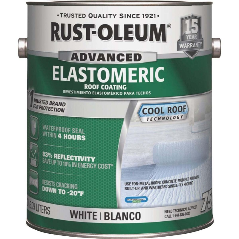 Rust-Oleum 301903 10 Year Elastomeric Roof Coating white gal