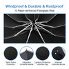 DAWNTREES Windproof Travel Umbrella,Automatic Opening And Closing,Compact, Sturdy, and Lightweight,Sun