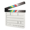 Acrylic Film Clapboard Professional Dry Erase Movie Props Clap Board