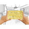 Traceease 6 Pieces, House Plan- Interior Design & Furniture Templates