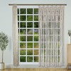 Transcosy Macrame Curtain Boho Doorway Curtains,Handmade String Backdrop Panel Hippie