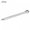 sourcing map 8 Pieces Split Splint 6 x 80 mm