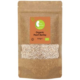 Organic Pearl Barley -Certified Organic- by Busy Beans Organic (500g)
