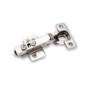Berta 4-Pack Full Overlay Soft Close Frameless Hinges, 110 Degree