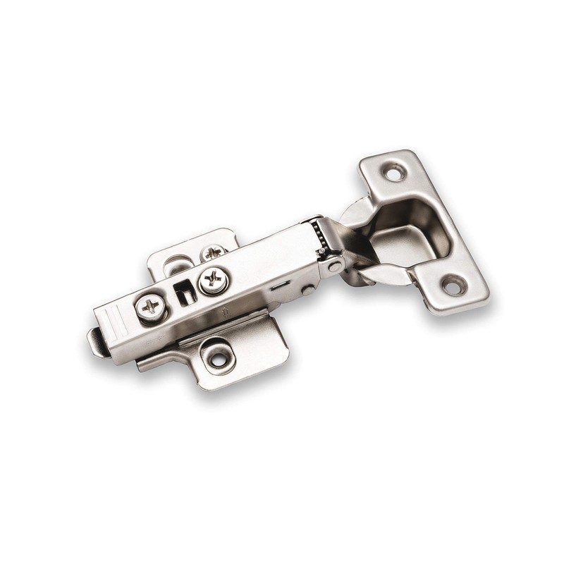 Berta 4-Pack Full Overlay Soft Close Frameless Hinges, 110 Degree