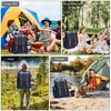 Picnic Backpack for 4 Person with Large Insulated Cooler Bag,