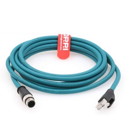 DRRI M12 Compatible COGNEX Ccb-84901 Gigabit Ethernet Interface Cat6a Cable 8-pin M12 to RJ45
