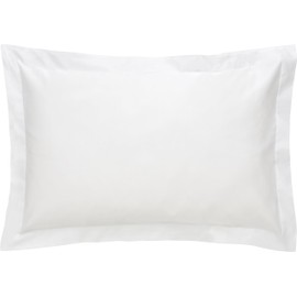 Sheridan Tailored Pair Pillowcases, Cotton, Snow, Full