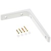 KG Wai Industrial Aluminum Shelf Bracket, 100X150, White
