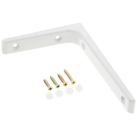 KG Wai Industrial Aluminum Shelf Bracket, 100X150, White