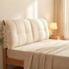 Tegeme Headboard Cover with Tie Straps Full-Cover Large Thicken Bed