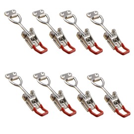 MIKMAYTOO Adjustable Toggle Latch Clamp 4001, 330 Lbs 150Kg Holding Capacity, 4001 Heavy Duty Quick Release Pull Latch Toggle Clamp (R4001-8PCS)